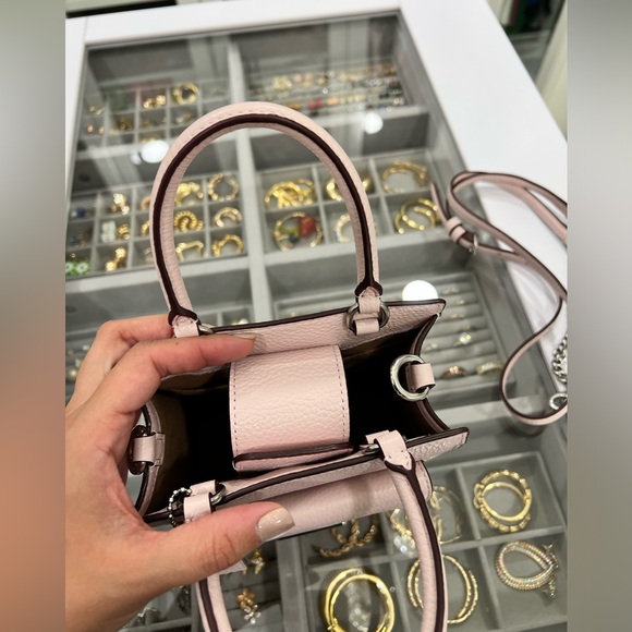 Coach Mini Pepper Crossbody Ice Pink - Picture 7 of 8